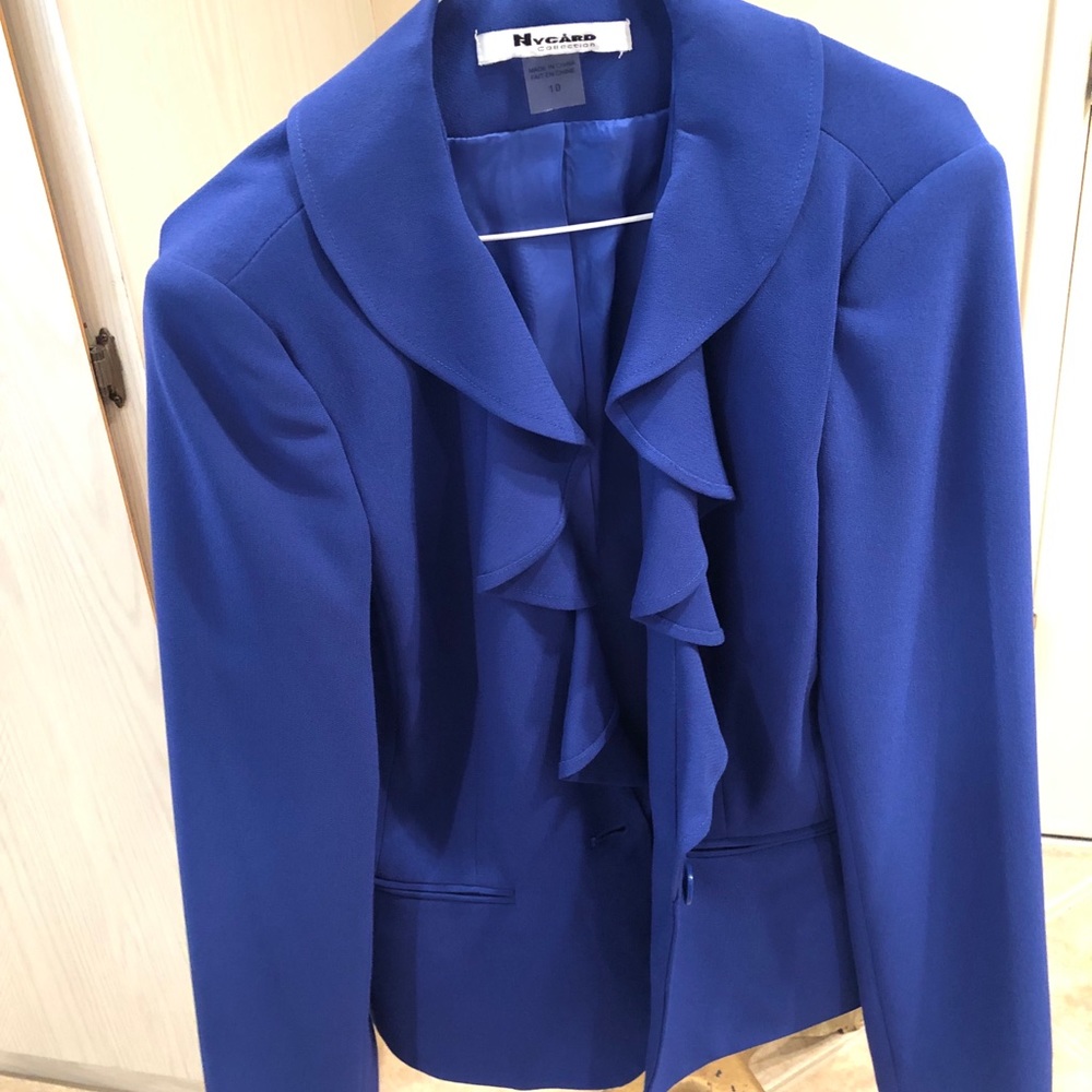 Beautiful ruffled Nygard jacket